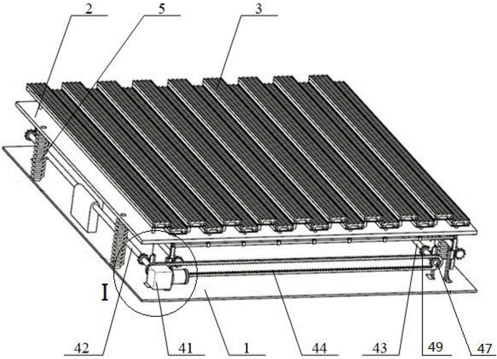 Device for easily peeling forming parts obtained by additive manufacturing on printing table