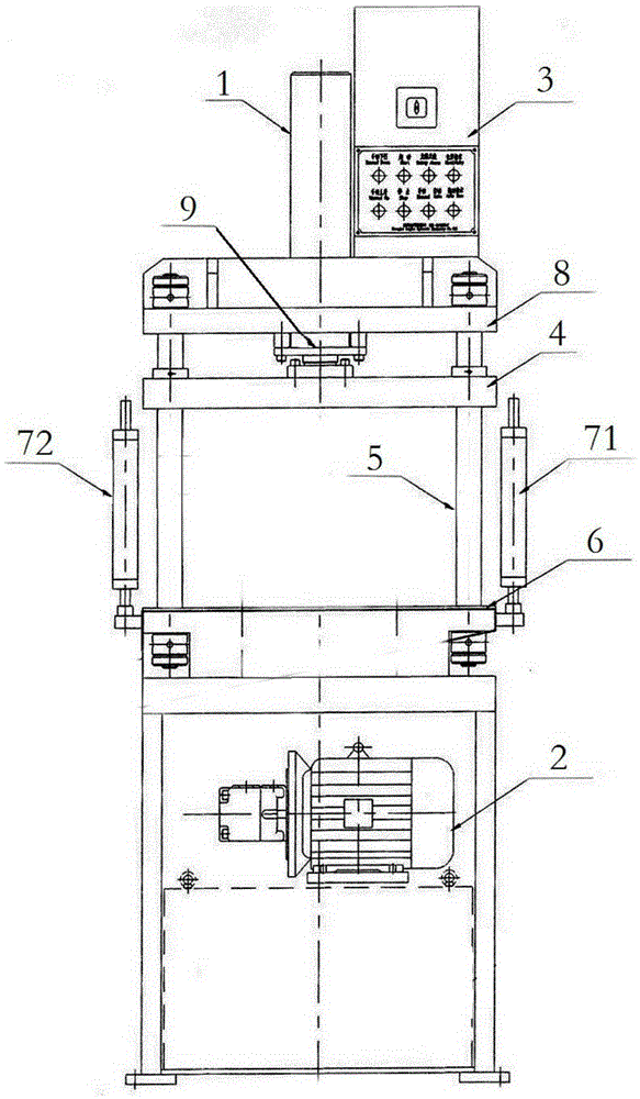 Die-casting machine with automatic control and protection functions