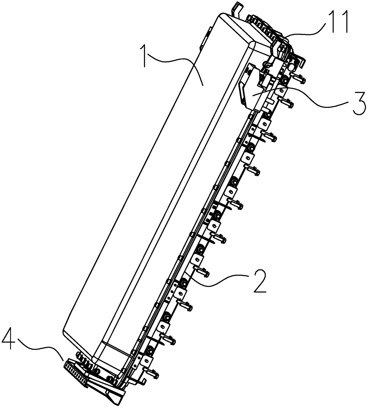 Electric vehicle battery pack system convenient to replace