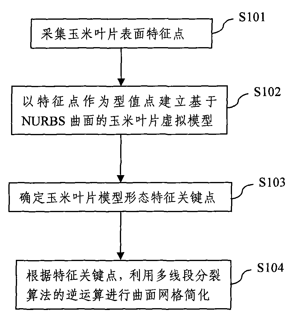 Controllable binning method of virtual maize leaf model