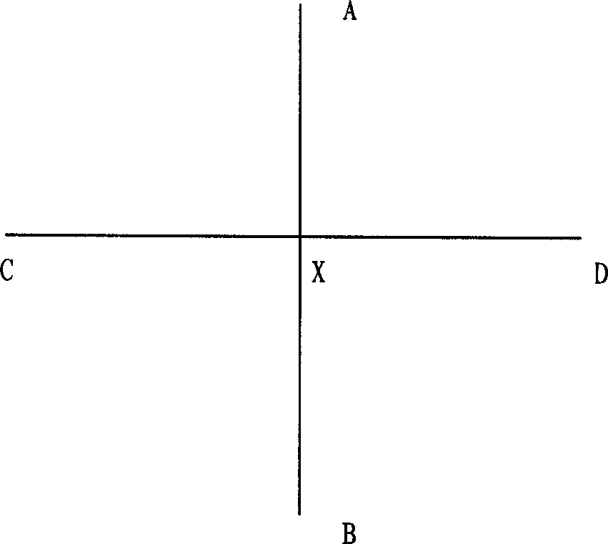 Speech sound guiding method of vehicle satellite guiding system at complex road intersection