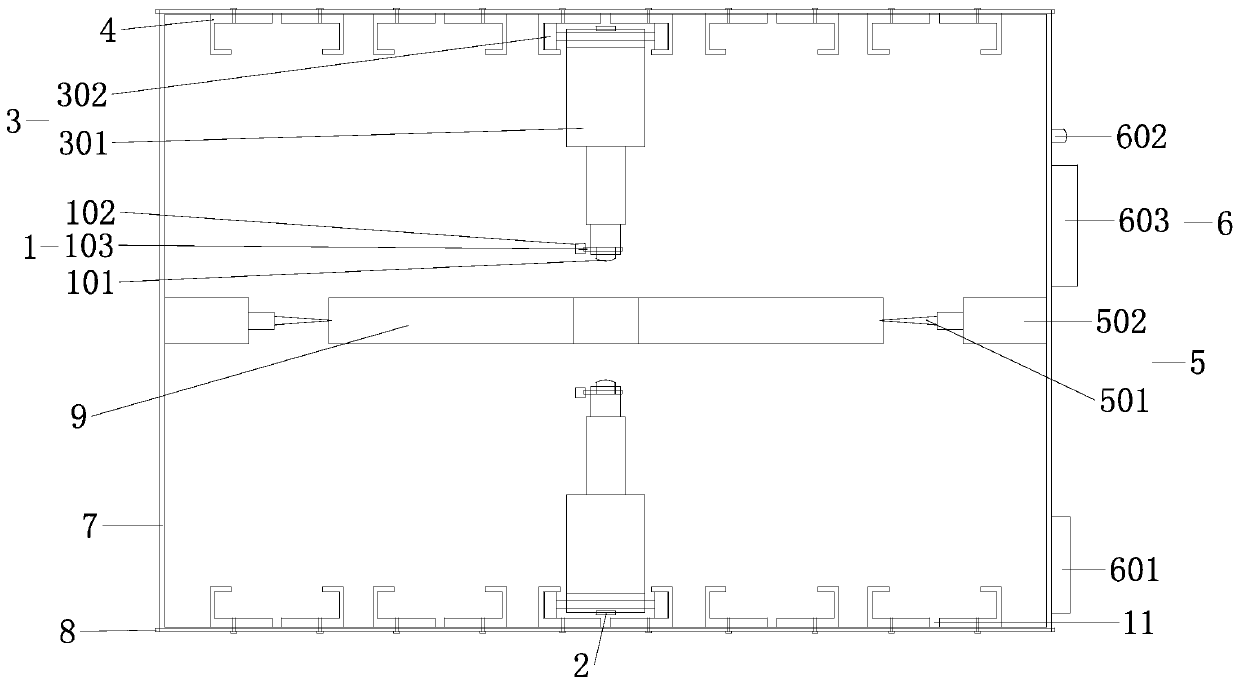 Surface processing technology and equipment for wood board with latticed lines