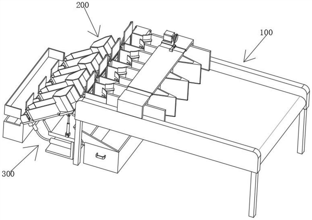 Quick sorting machine for coal gangues with different sizes