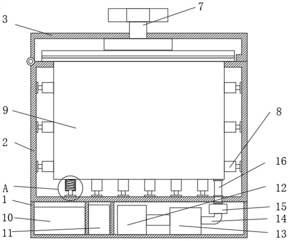 Anti-contamination sample storage device for clinical laboratory