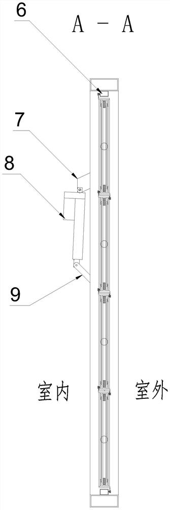 Hollow glass shutter