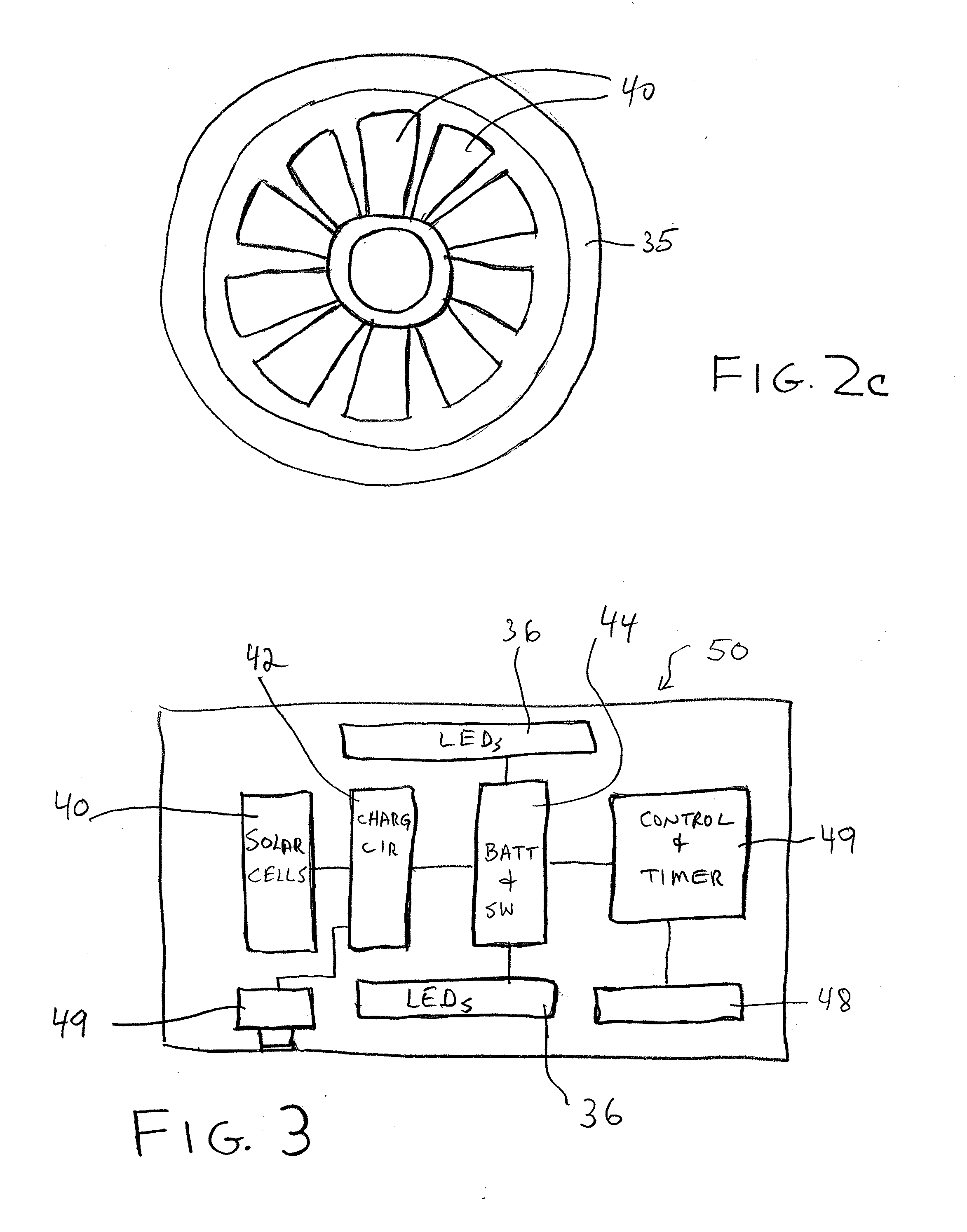 Solar power apparatus providing illumination to hanging flower planters or potted flowers