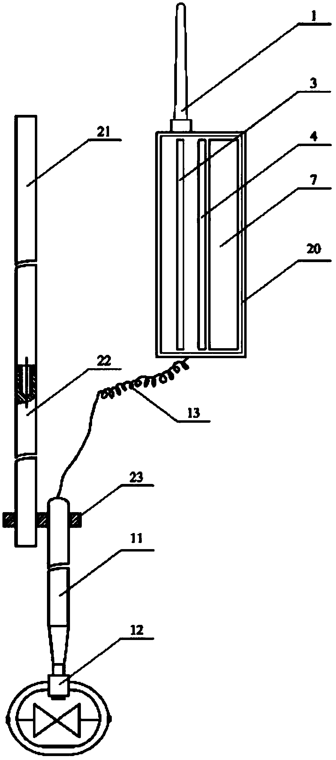 Integrated ultra-small network wireless data transmission current meter