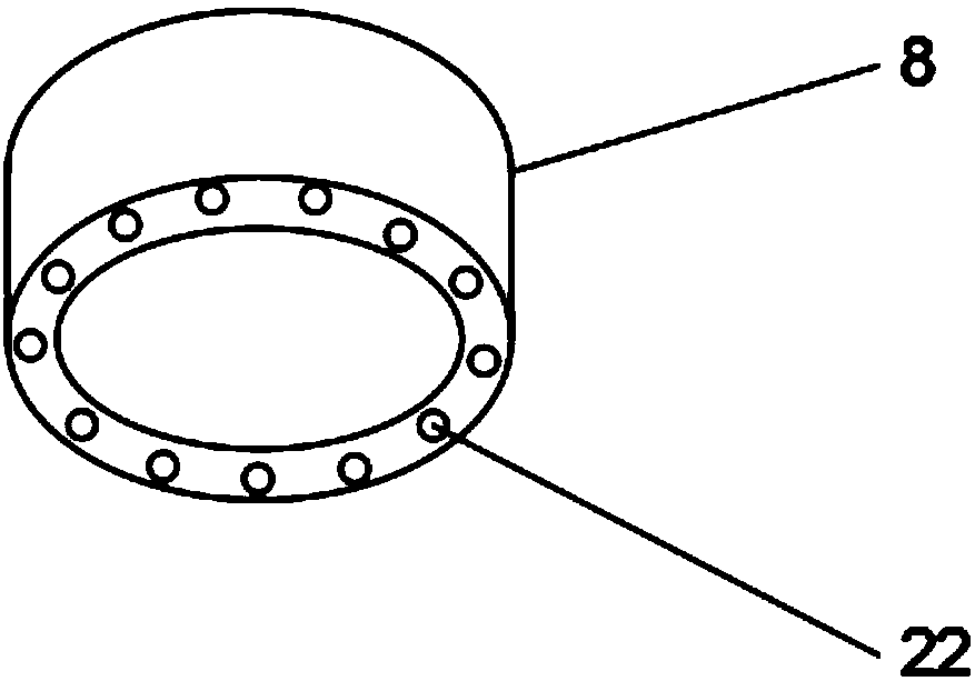 Coal burning waste gas desulfurization and reutilization device