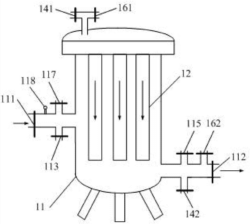 Single-nickel salt coloring filter, circulating filtering system and filtering method