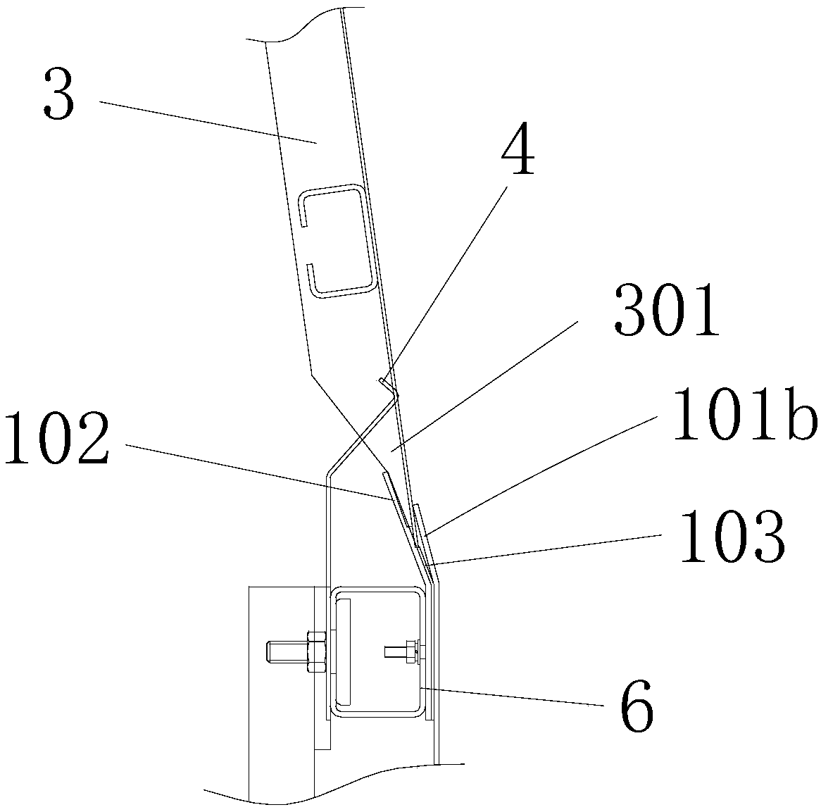 Guardrail device of escalator