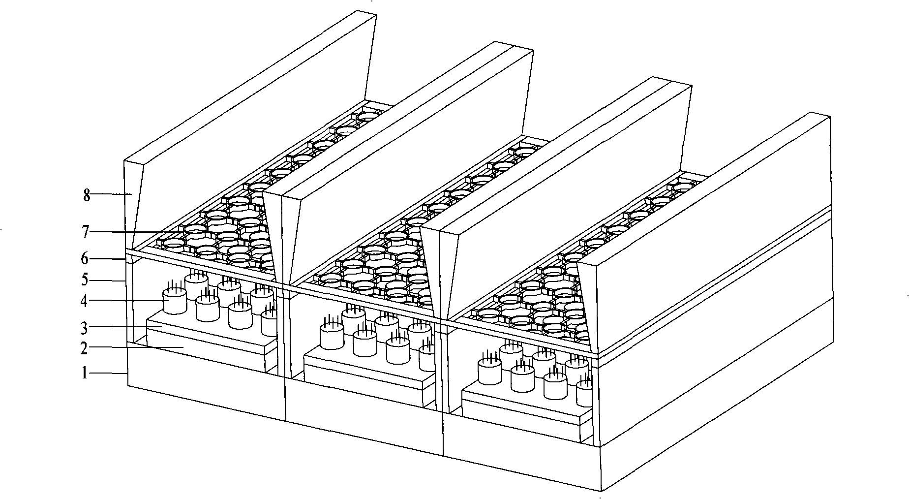 Metal and carbon nanotube or carbon fiber film emission array cathode as well as preparation method thereof