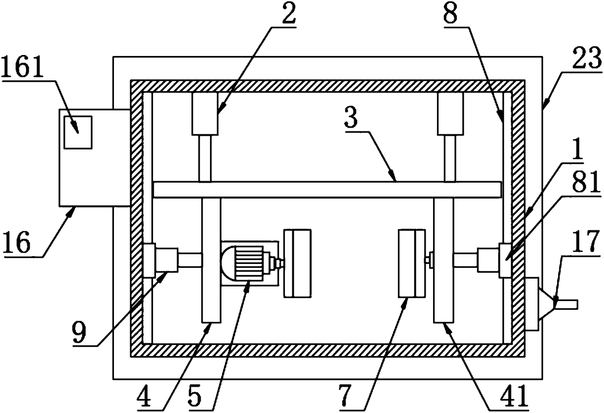 Drying device with high-efficiency paint spraying applied for wooden door