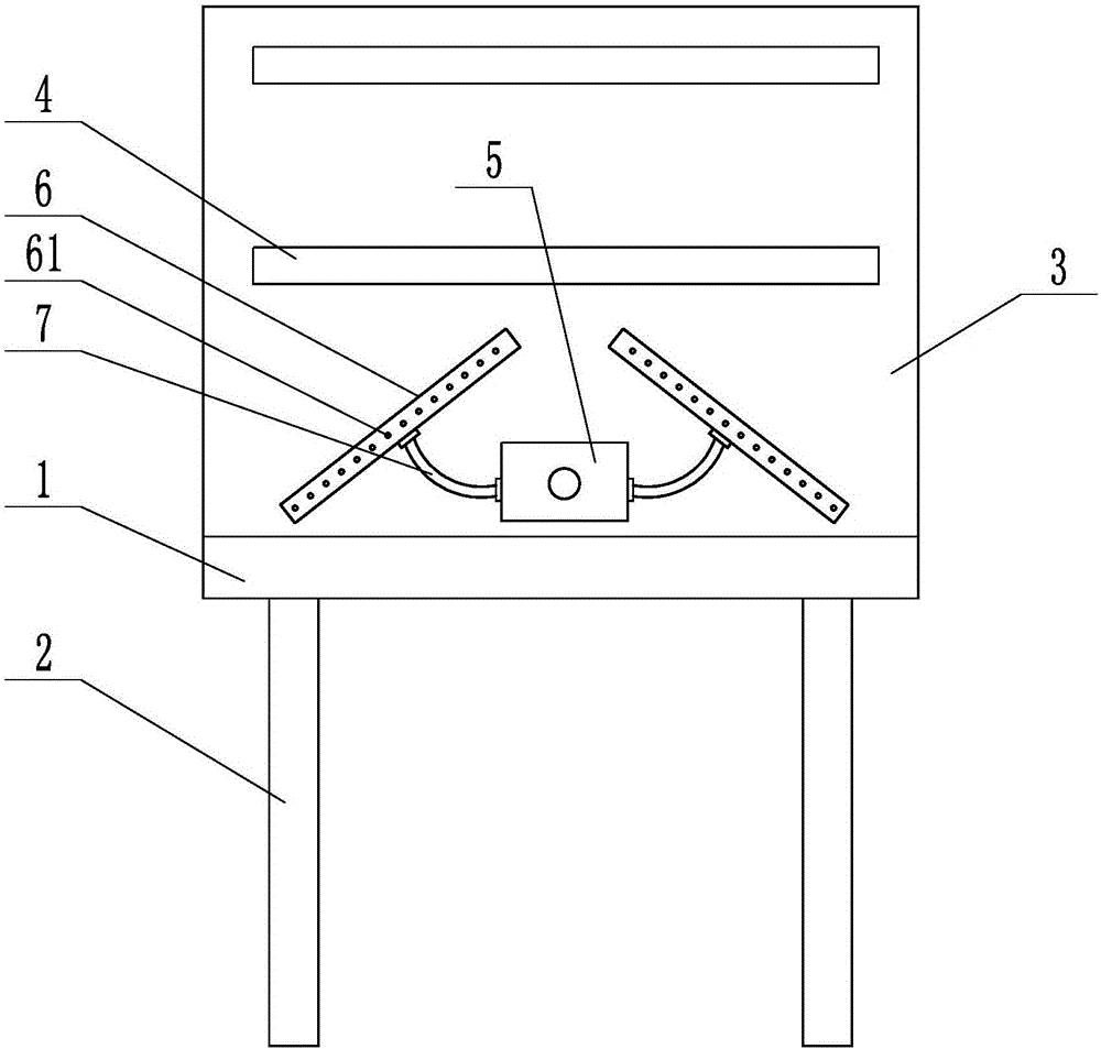 Dining table with smell absorption function