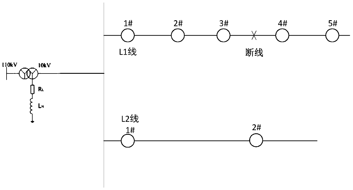 Disconnection fault detection method based on wide-area synchronous intelligent sensor