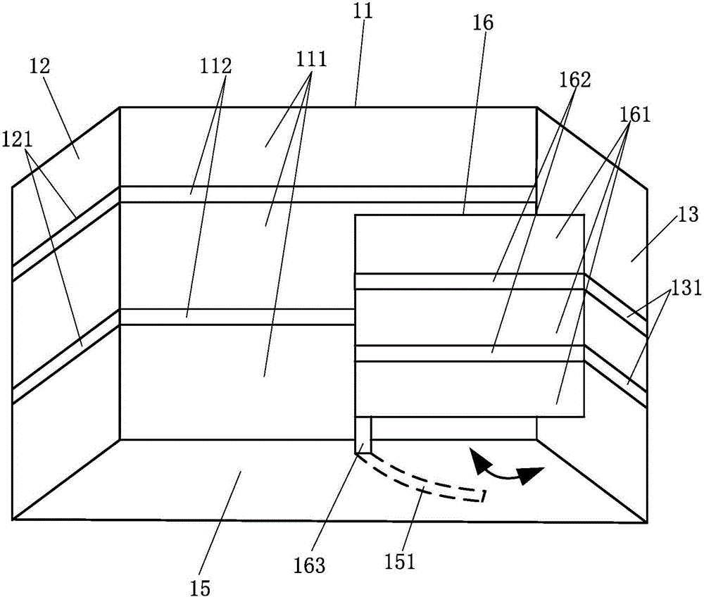 Power distribution cabinet with double wiring panels