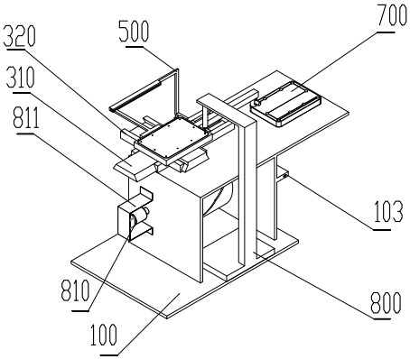 Computer host drilling equipment and operation method