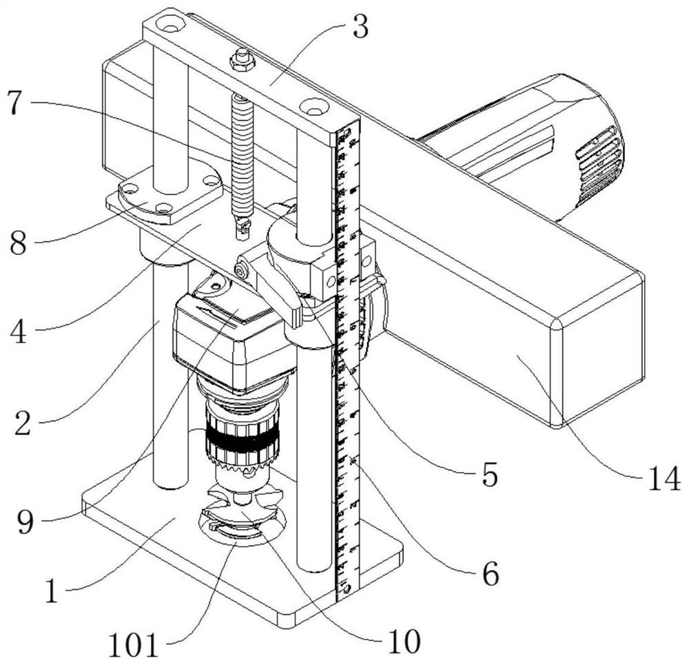 High-precision auxiliary type angle grinder based on lithium battery power supply