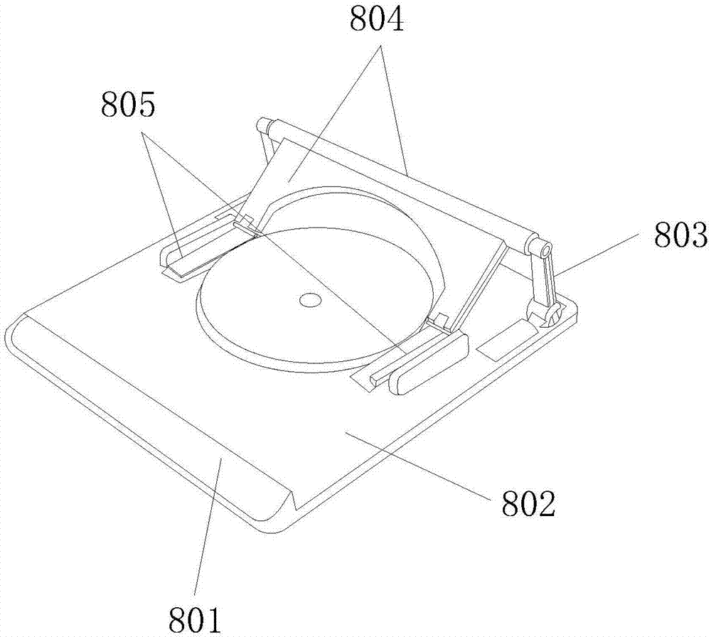 Angle-adjustable LED lamp support