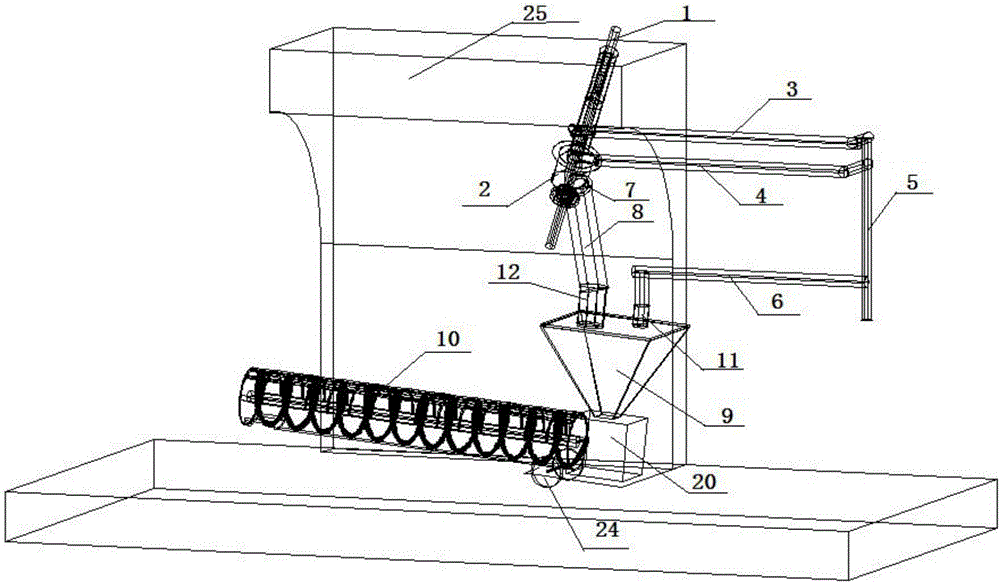 Blowout preventing device for coal seam drilling