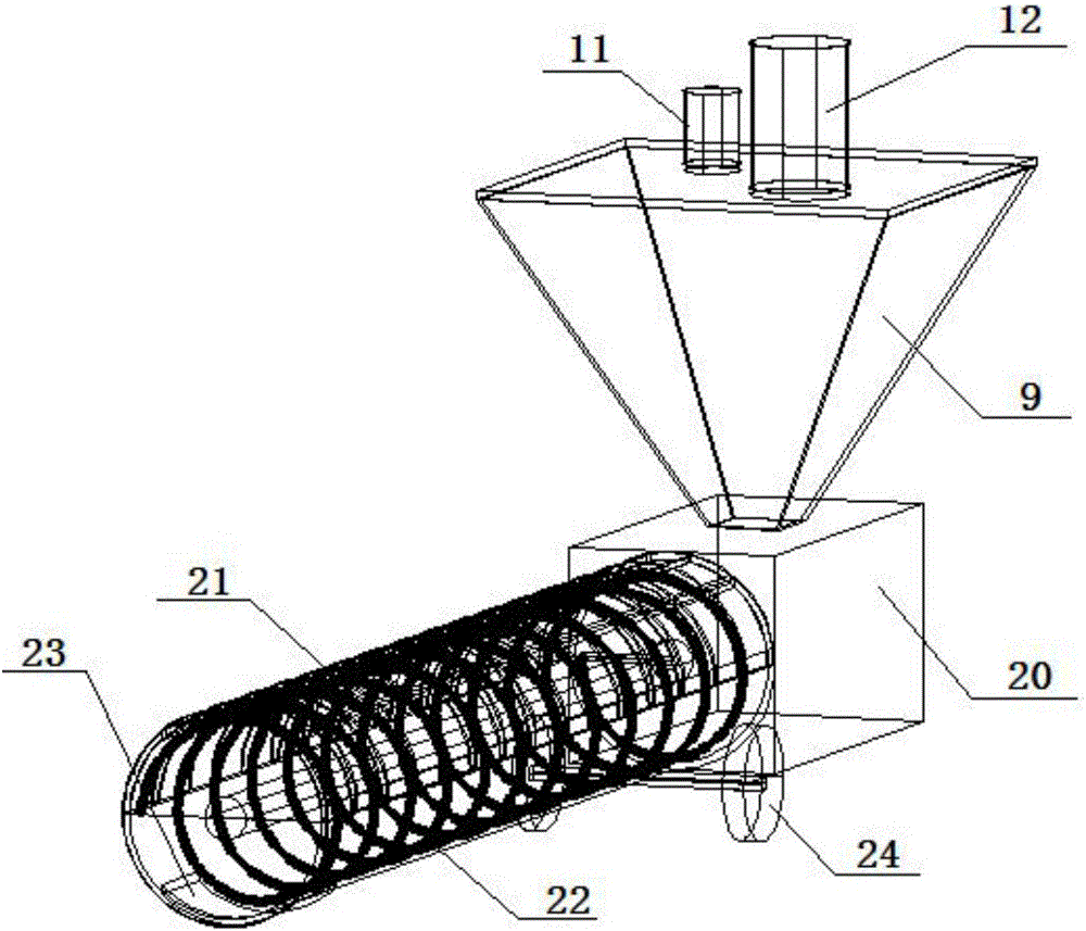 Blowout preventing device for coal seam drilling