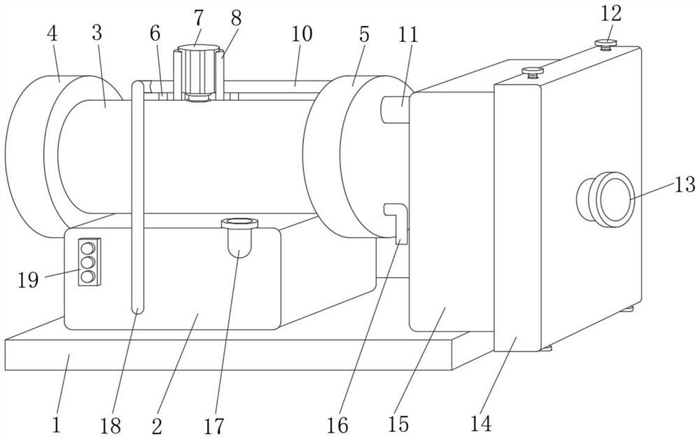 Air purification device of precision casting preparation workshop