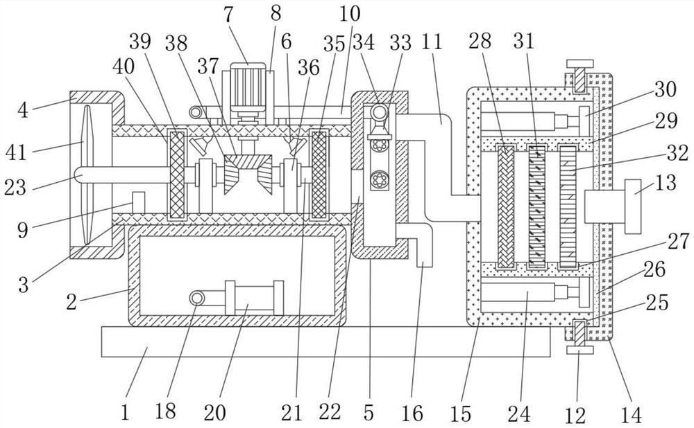 Air purification device of precision casting preparation workshop