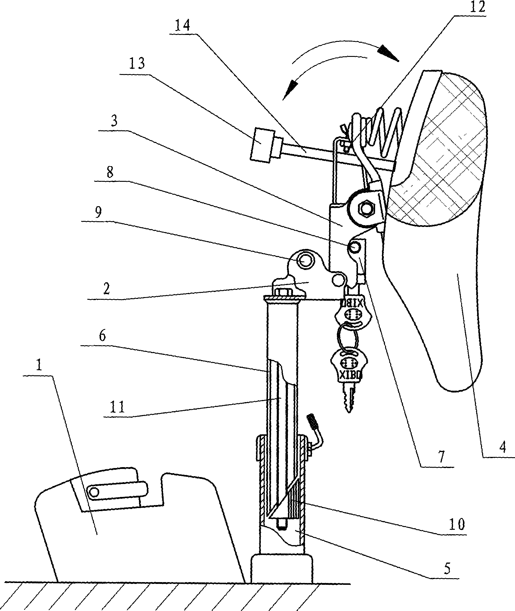 Motor-assisted bicycle cell anti-theft device