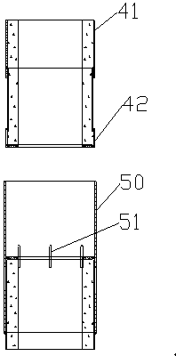 Combined splicing tubular pile and pile splicing method