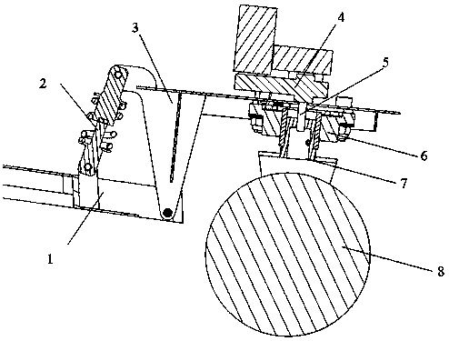 Rear-wheel auxiliary steering scooter structure and control method