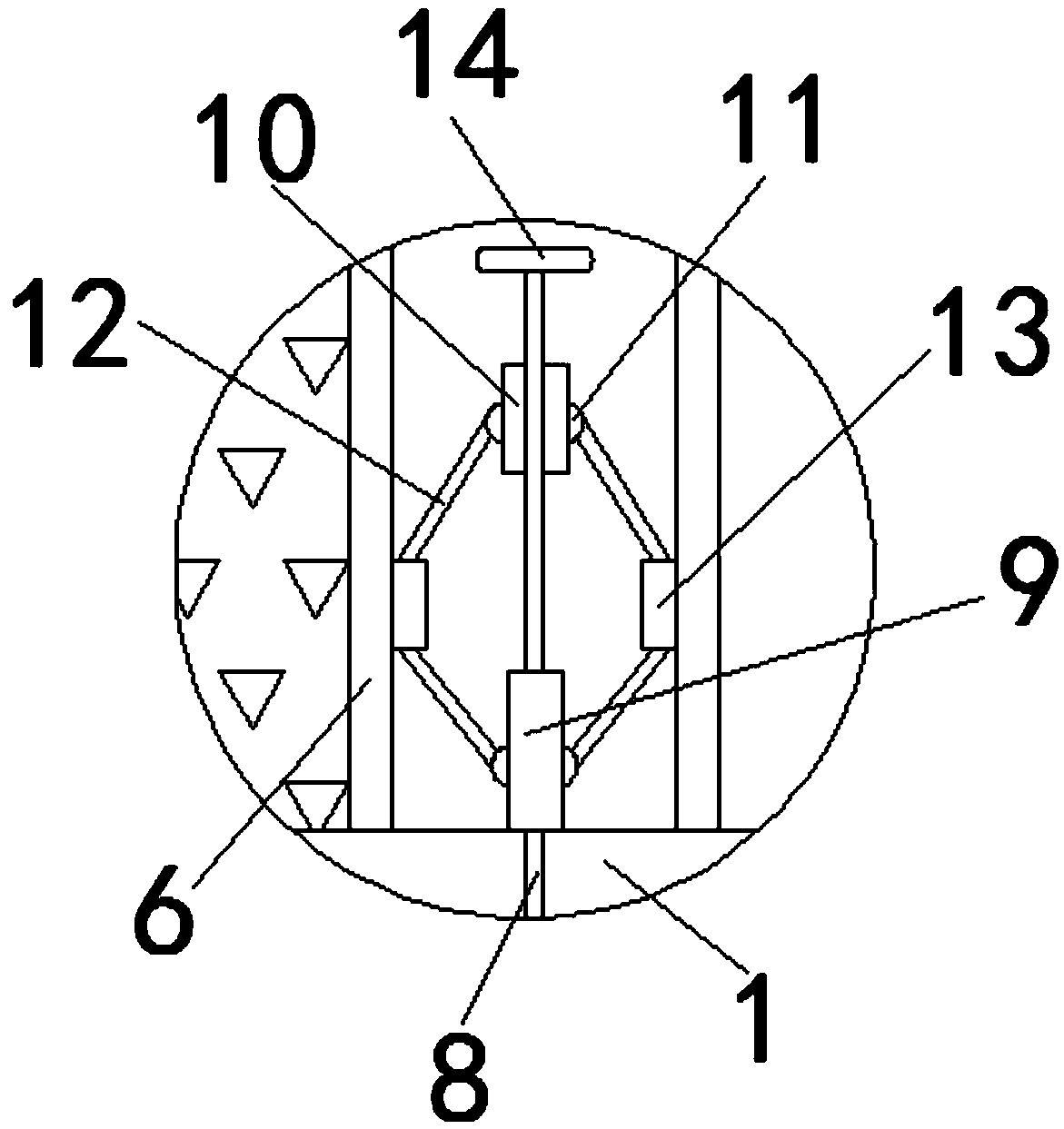 Hardware nut box facilitating neatening and containing