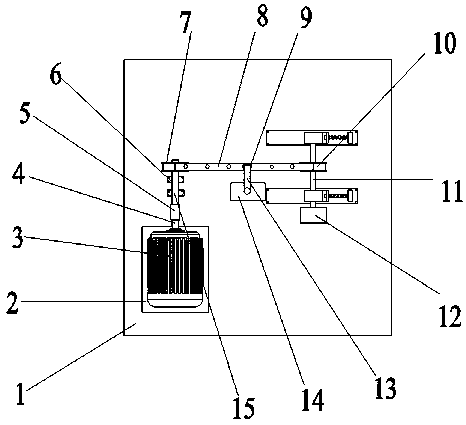 Testing device for fatigue life of steel hole belt