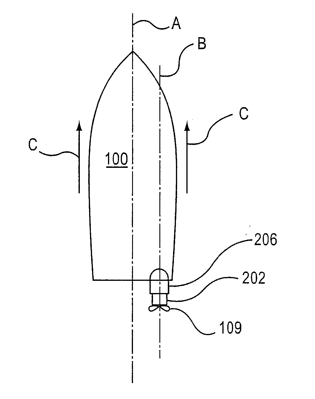 Steering system and method for a motor driven craft