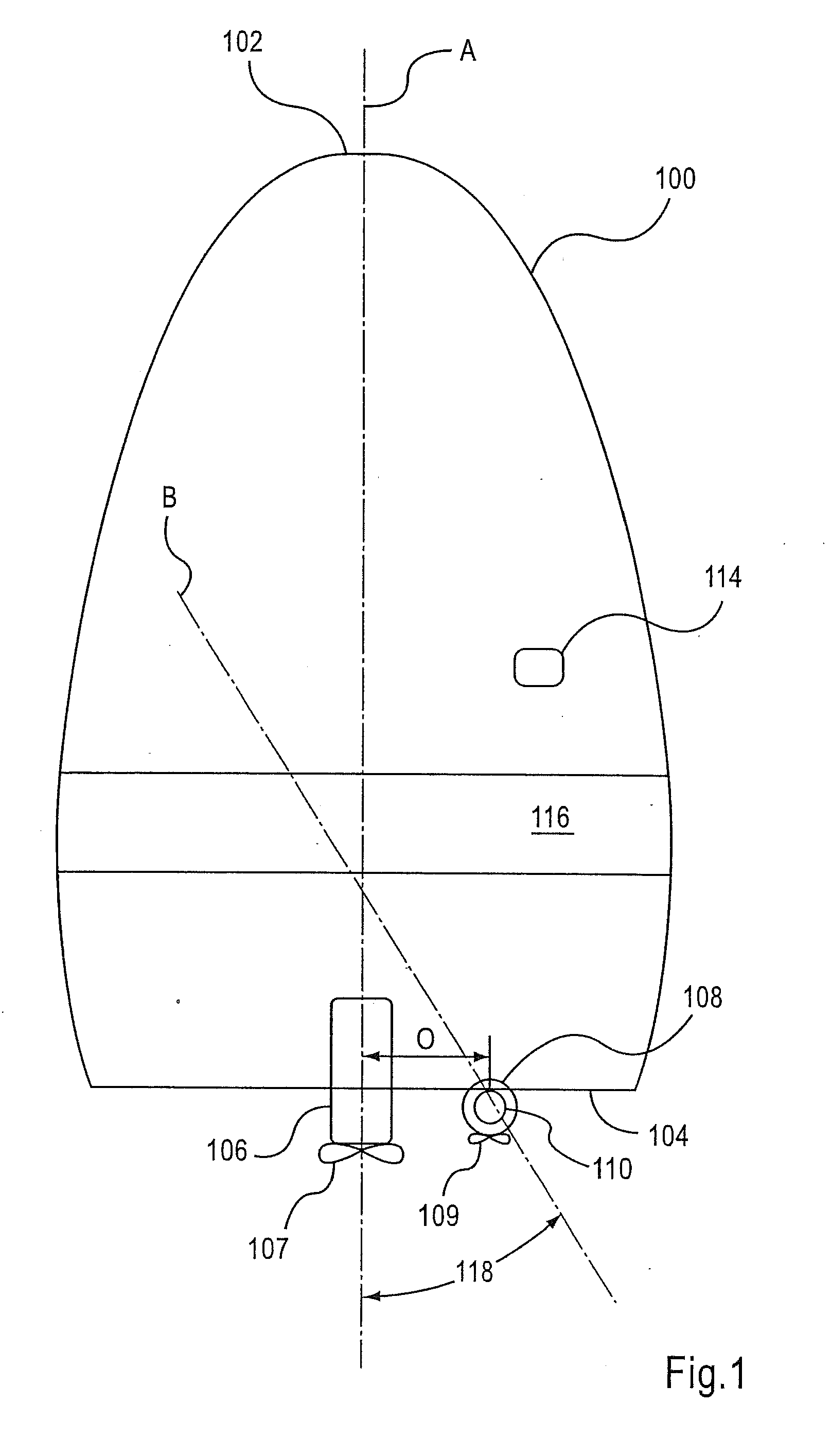 Steering system and method for a motor driven craft