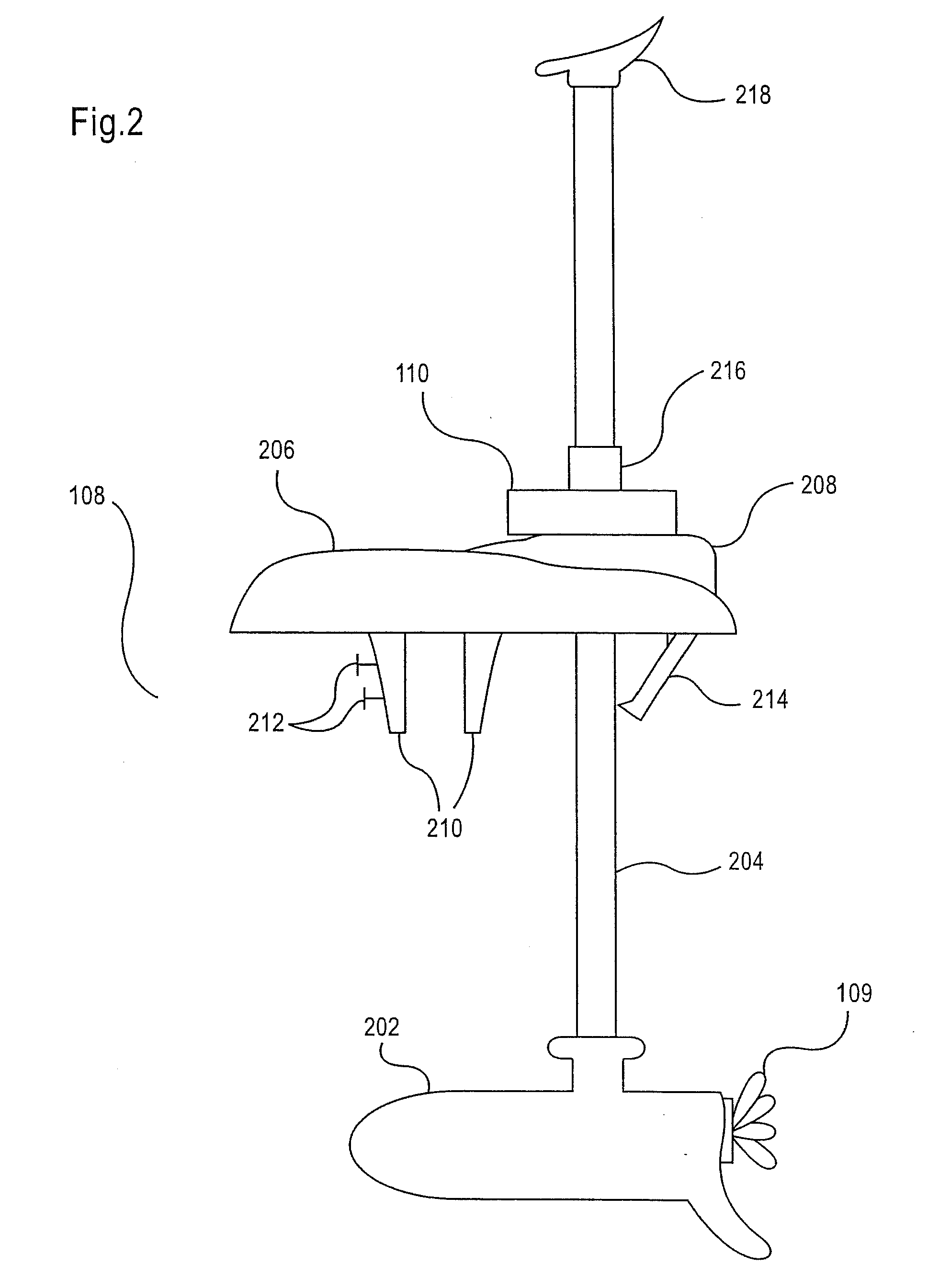 Steering system and method for a motor driven craft