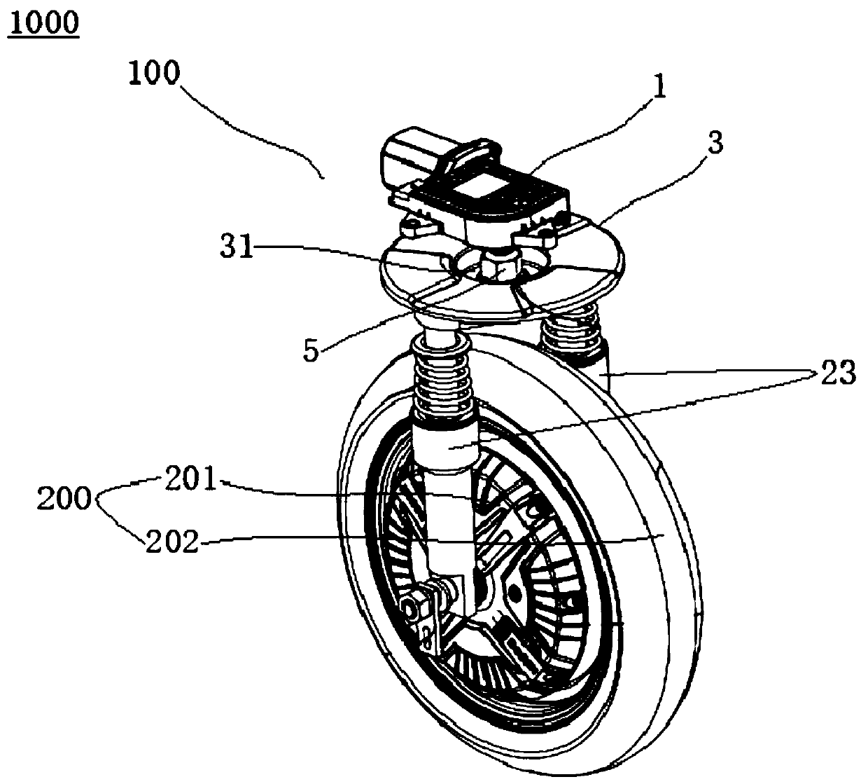 Steering mechanism, steering wheel assembly and vehicle