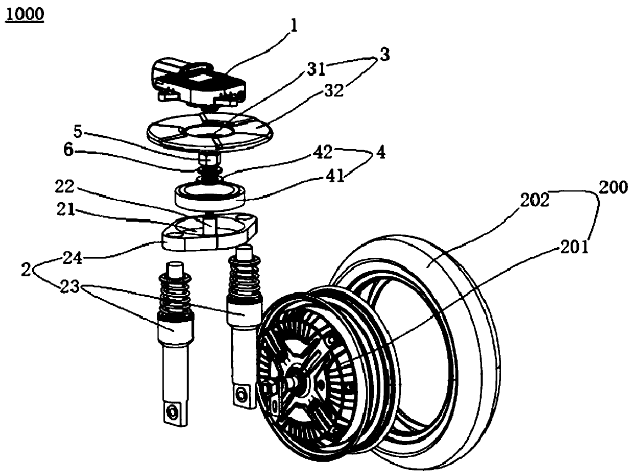 Steering mechanism, steering wheel assembly and vehicle