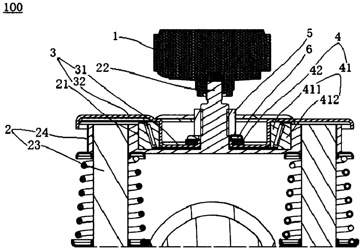 Steering mechanism, steering wheel assembly and vehicle