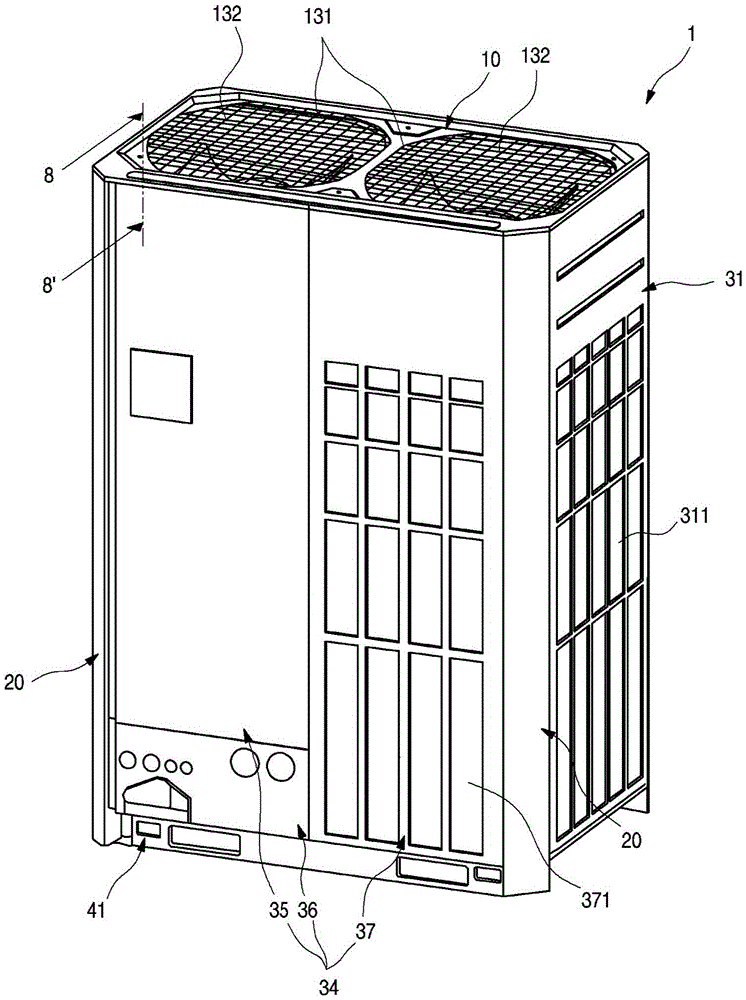 Outdoor device of air conditioner