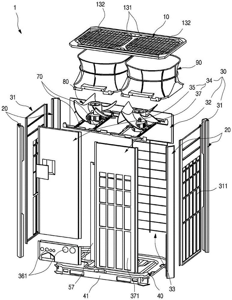 Outdoor device of air conditioner