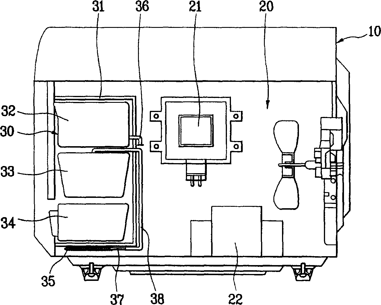 Coffee making apparatus of microwave oven