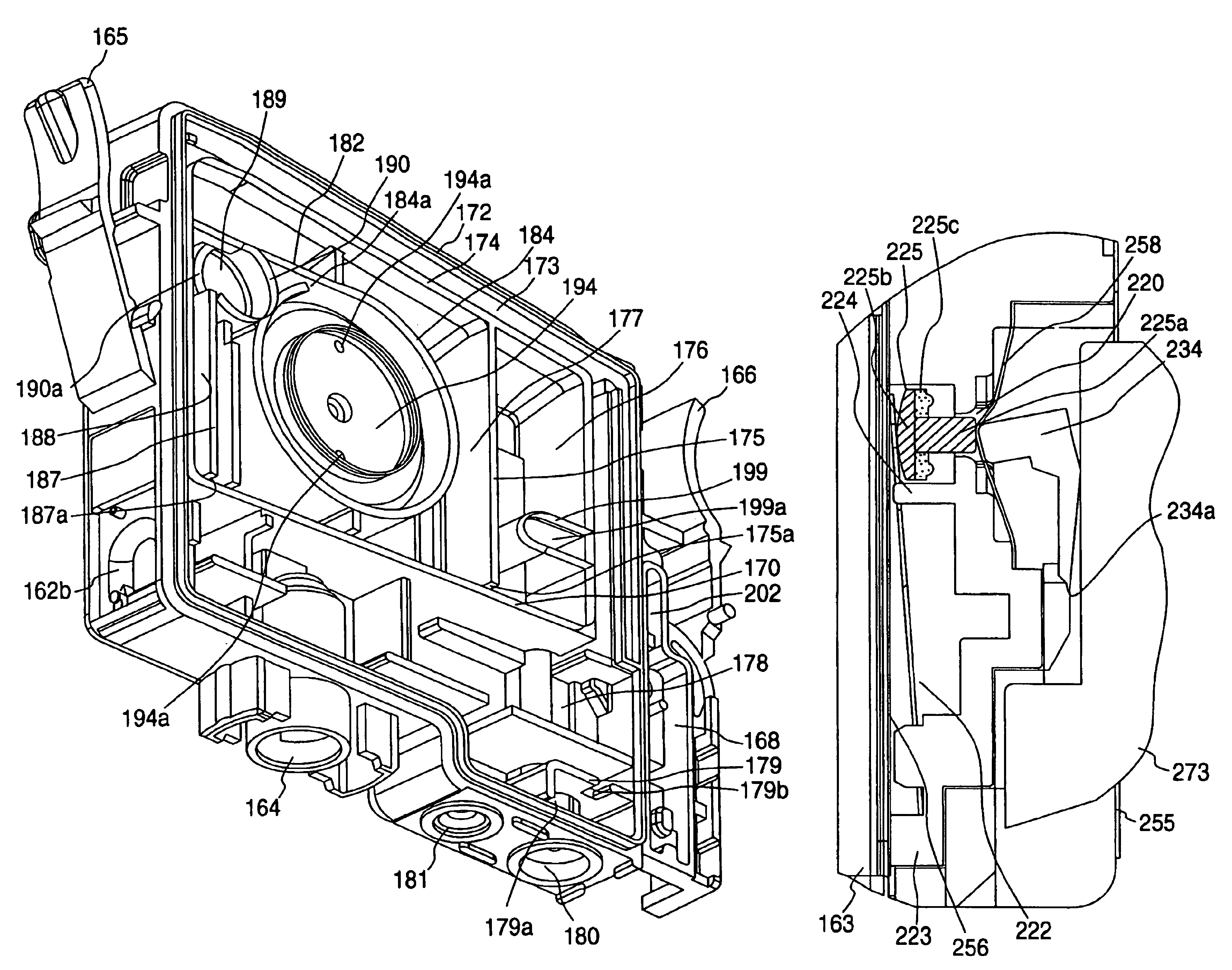 Ink cartridge for ink jet recording device