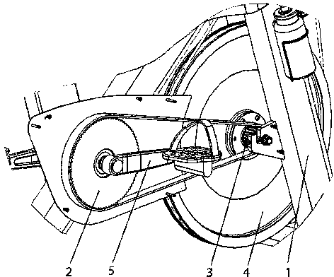 Friction cycle ergometer