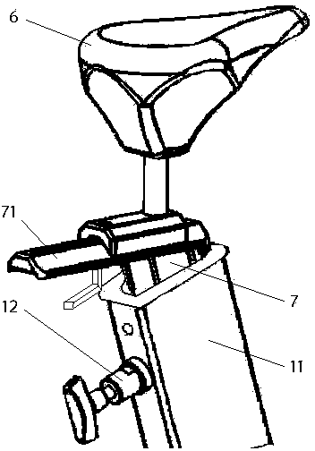 Friction cycle ergometer