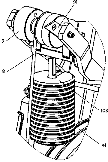 Friction cycle ergometer