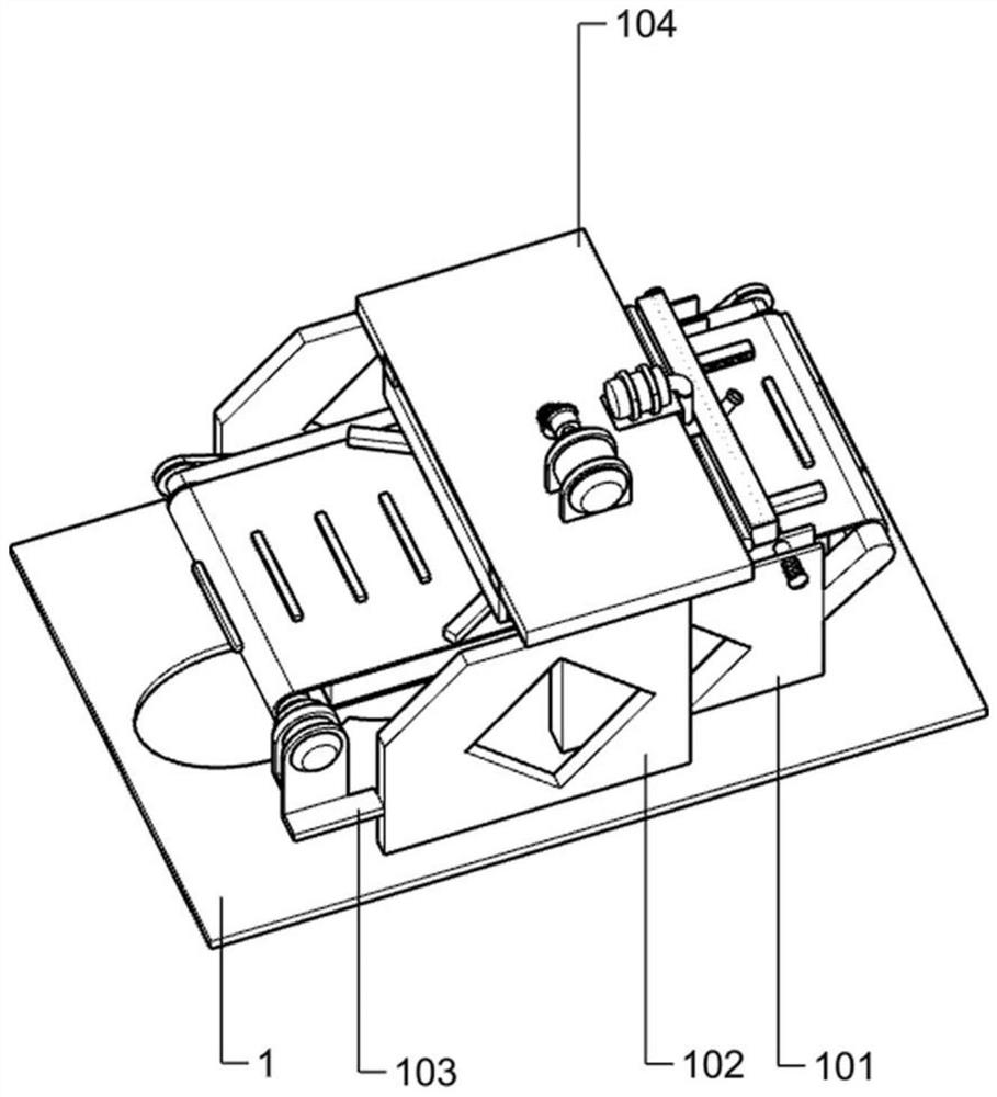 Wood board processing and polishing device