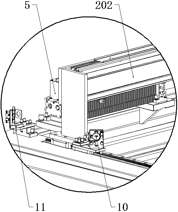 Stereoscopic three-dimensional five-axis linkage laser cutting equipment