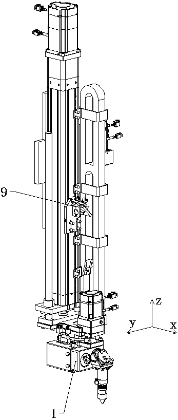 Stereoscopic three-dimensional five-axis linkage laser cutting equipment