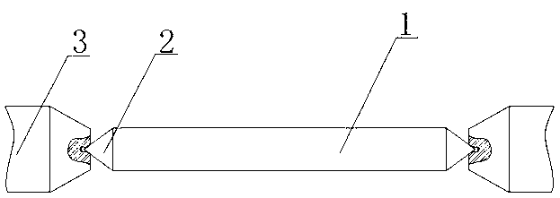 Method for grinding excircles of axial hard alloy