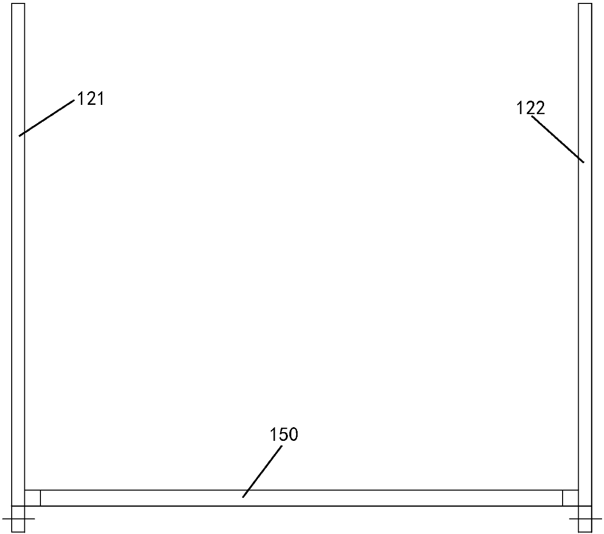 Vehicle conveying supporting device, container with same and vehicle conveying supporting method