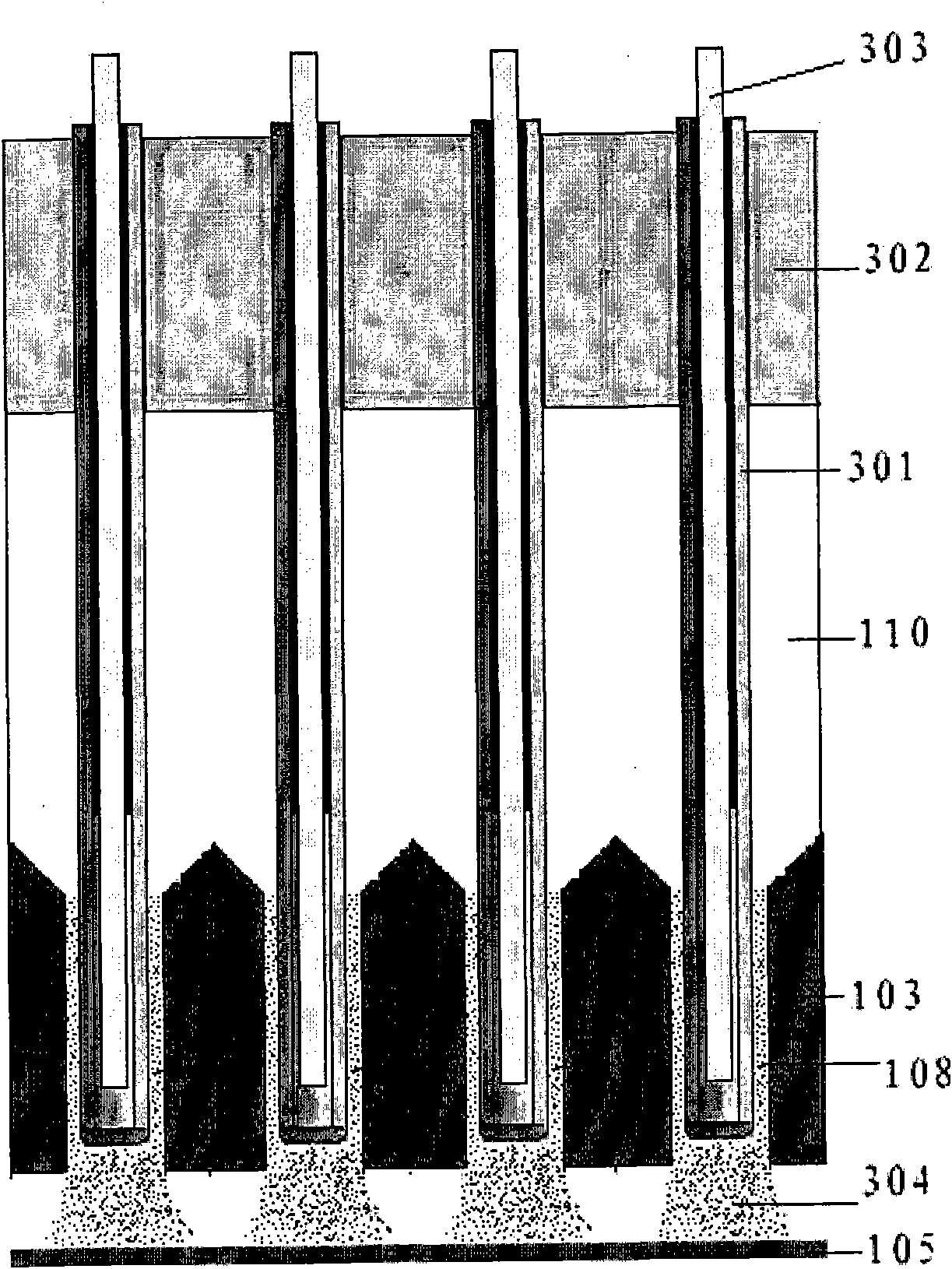 Cleaning system for honeycomb-shaped plasma free radicals